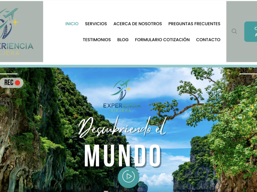 Website Experiencia Viajera